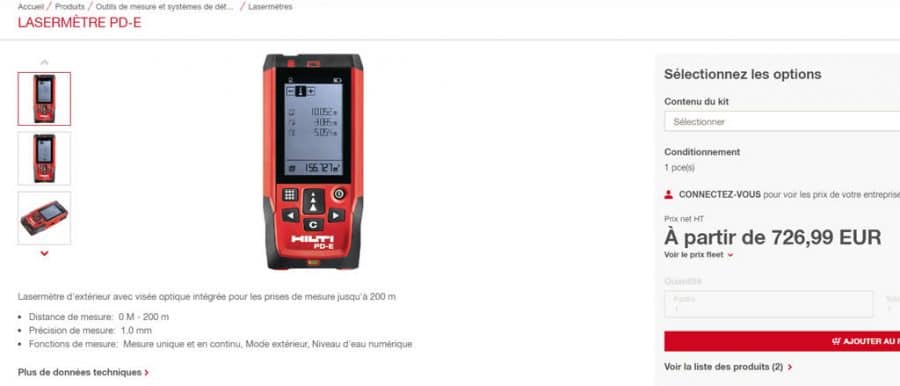 Télémètre Red Tiger – 467906 – Golf – Occasion Bon état 8/10