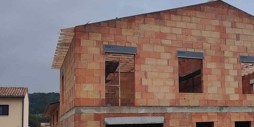 Construction maison en brique