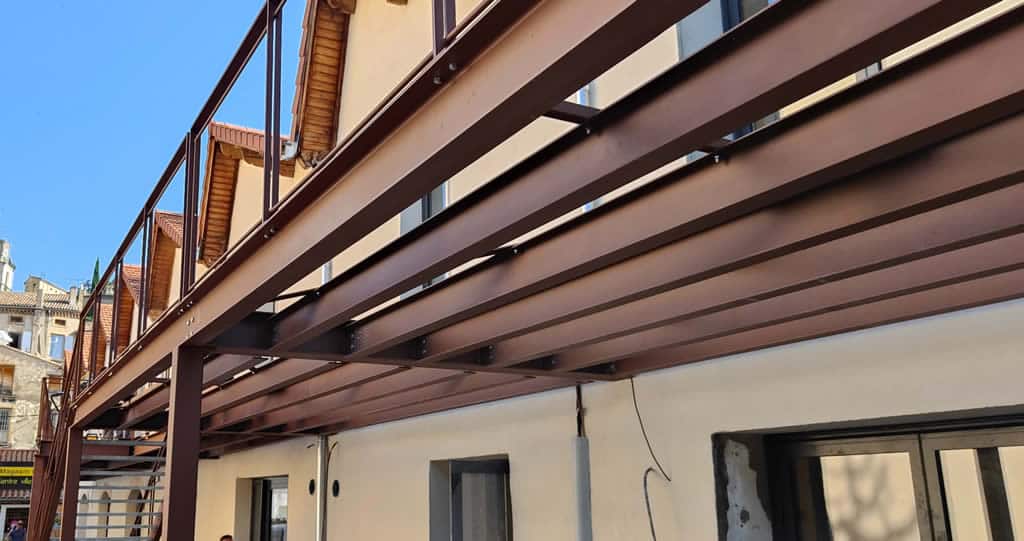 Terrasse acier sur pilotis : ACMC à l'oeuvre - Mon batiment