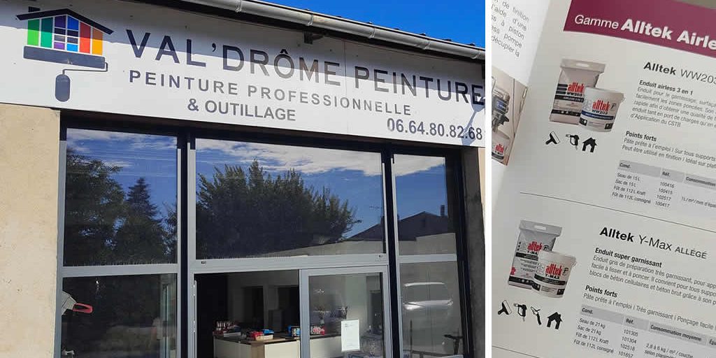 Val'Drôme Peinture : Le fournisseur pour les peintres à Aouste