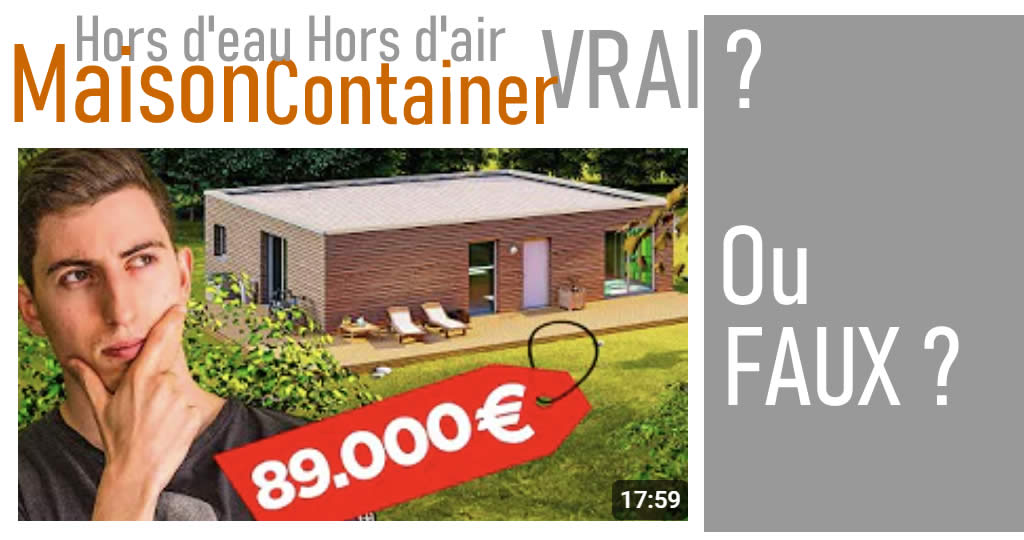 Maison container : Prix en autoconstruction ? - Mon batiment