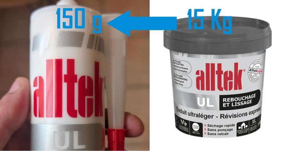 Alltek UL : L'enduit plâtre en cartouche ! - Mon batiment