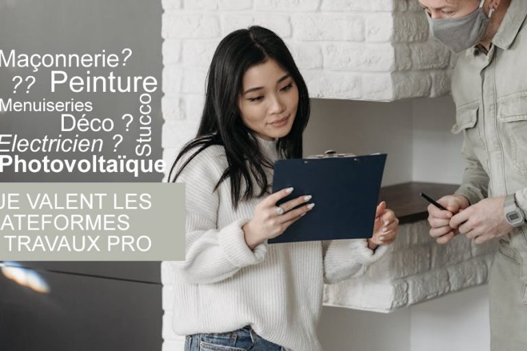Plateformes de travaux artisans