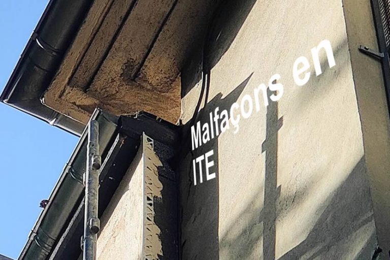 Les malfaçons en ITE