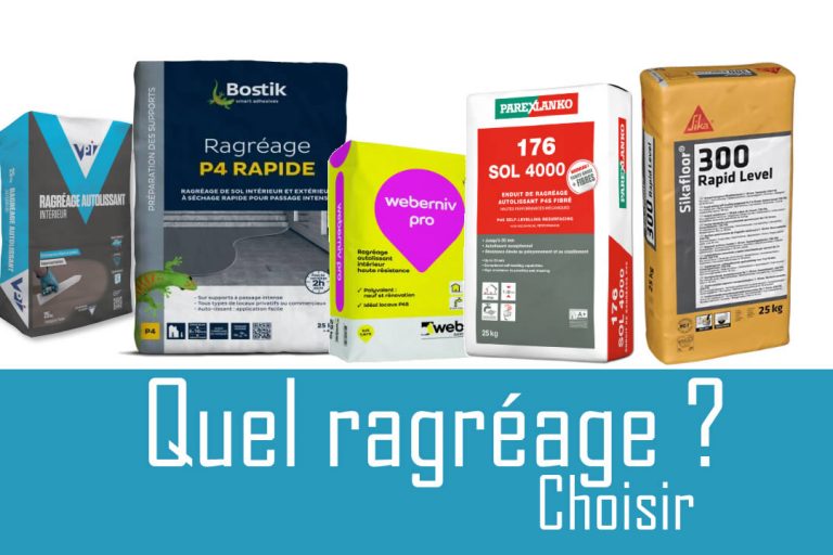 Comparatif des meilleurs ragréages