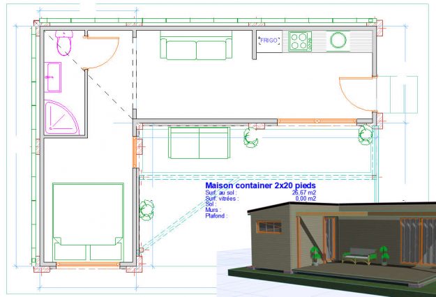 Plans de maison container en ligne