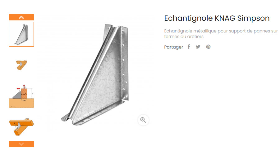 Echantignole en acier / source : Sudfixation