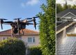 Nettoyage de toiture par drone