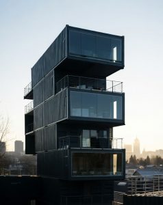 Immeubles en containers maritimes