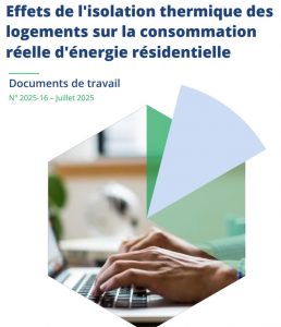 Etude de l'INSEE 2025 sur l'isolation thermique en rénovation