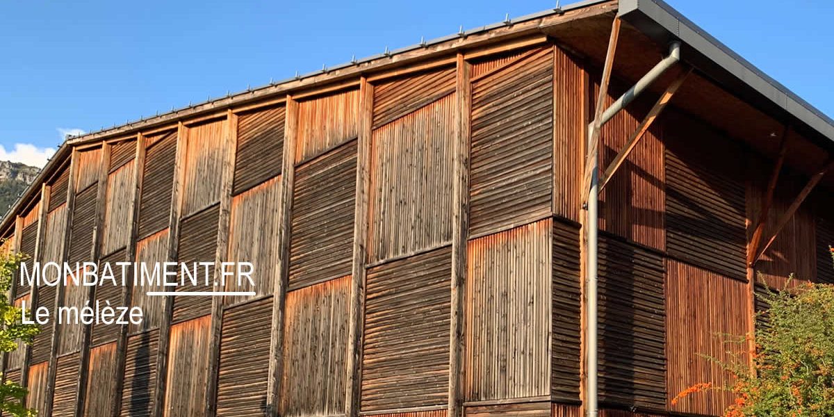 Le bardage bois mélèze