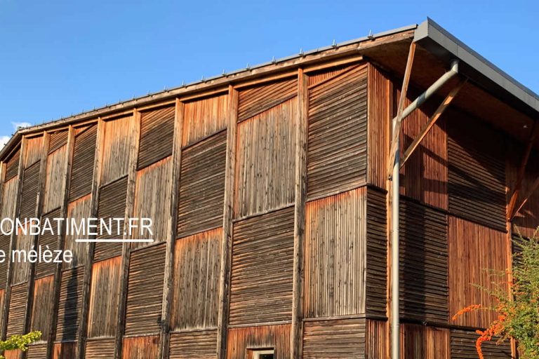 Le bardage bois mélèze