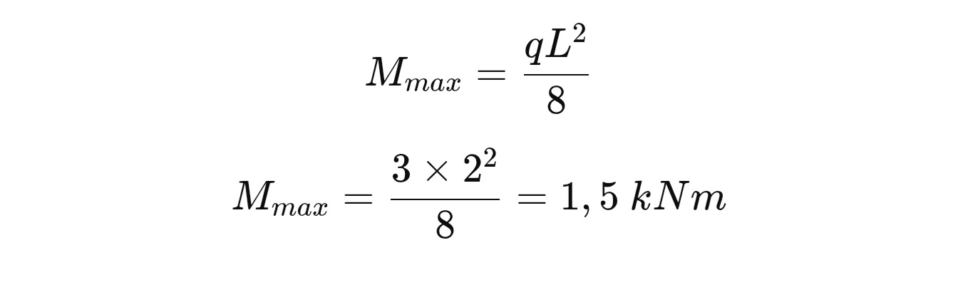 Calcul du moment fléchissant linteau béton