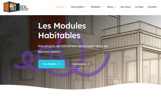 Idéal Structure : Le site dédié aux containers aménagés