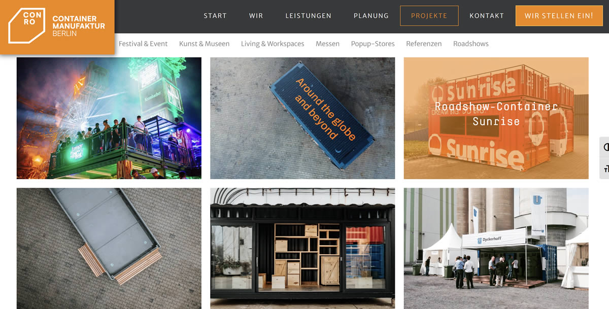 Site web de ContainerManufaktur