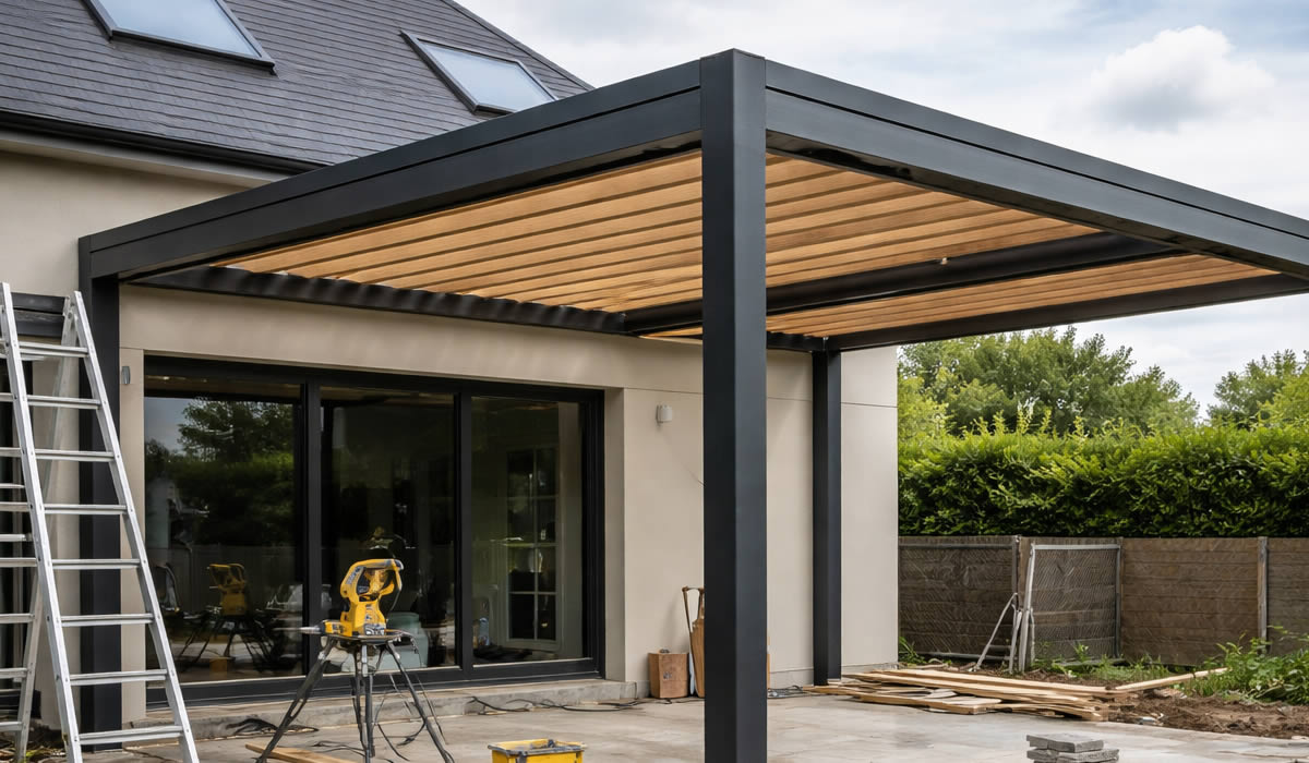 Pergola bioclimatique : Le dossier de la rédaction - Mon batiment