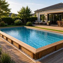Piscine bois dans le jardin Piscine bois dans le jardin