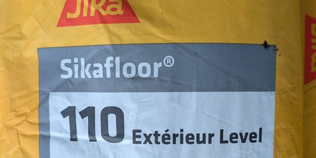 Sika Floor 110 Extérieur Level : Le test Sika Floor 110 Extérieur Level : Le test