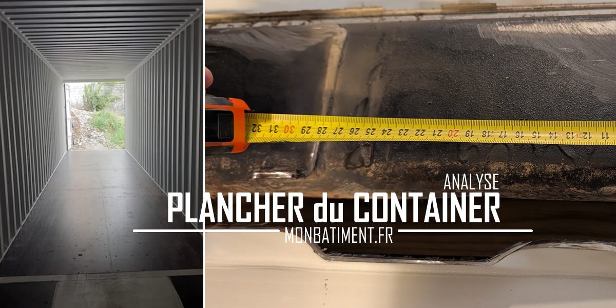Analyse du plancher d'un container