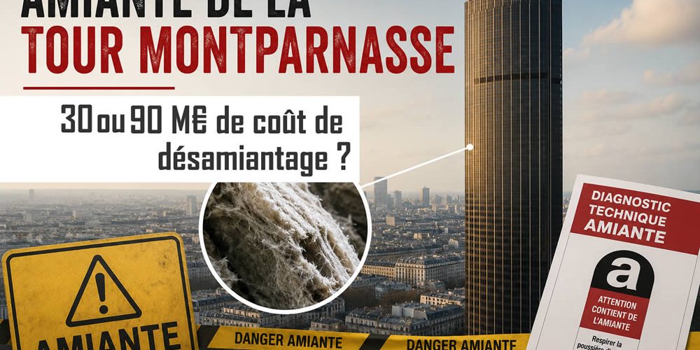 Travaux de désamiantage à la tour Montparnasse Travaux de désamiantage à la tour Montparnasse