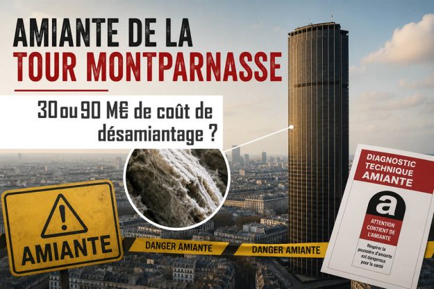 Travaux de désamiantage à la tour Montparnasse Travaux de désamiantage à la tour Montparnasse