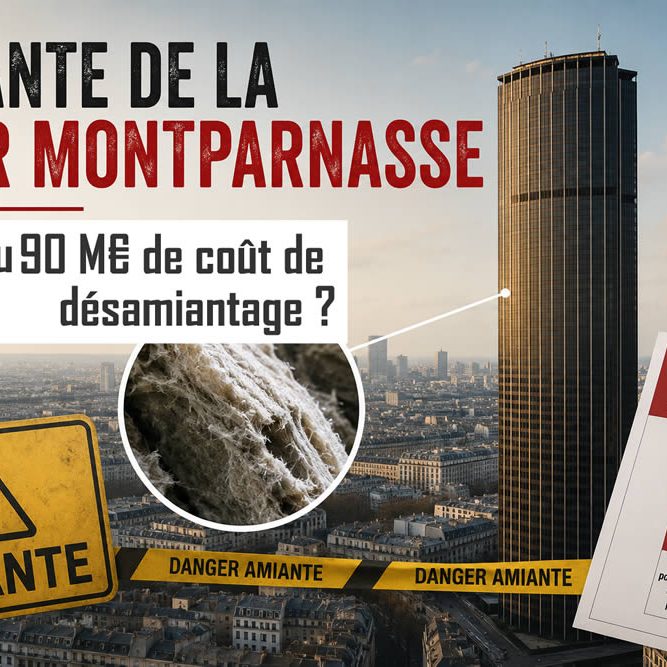 Travaux de désamiantage à la tour Montparnasse Travaux de désamiantage à la tour Montparnasse