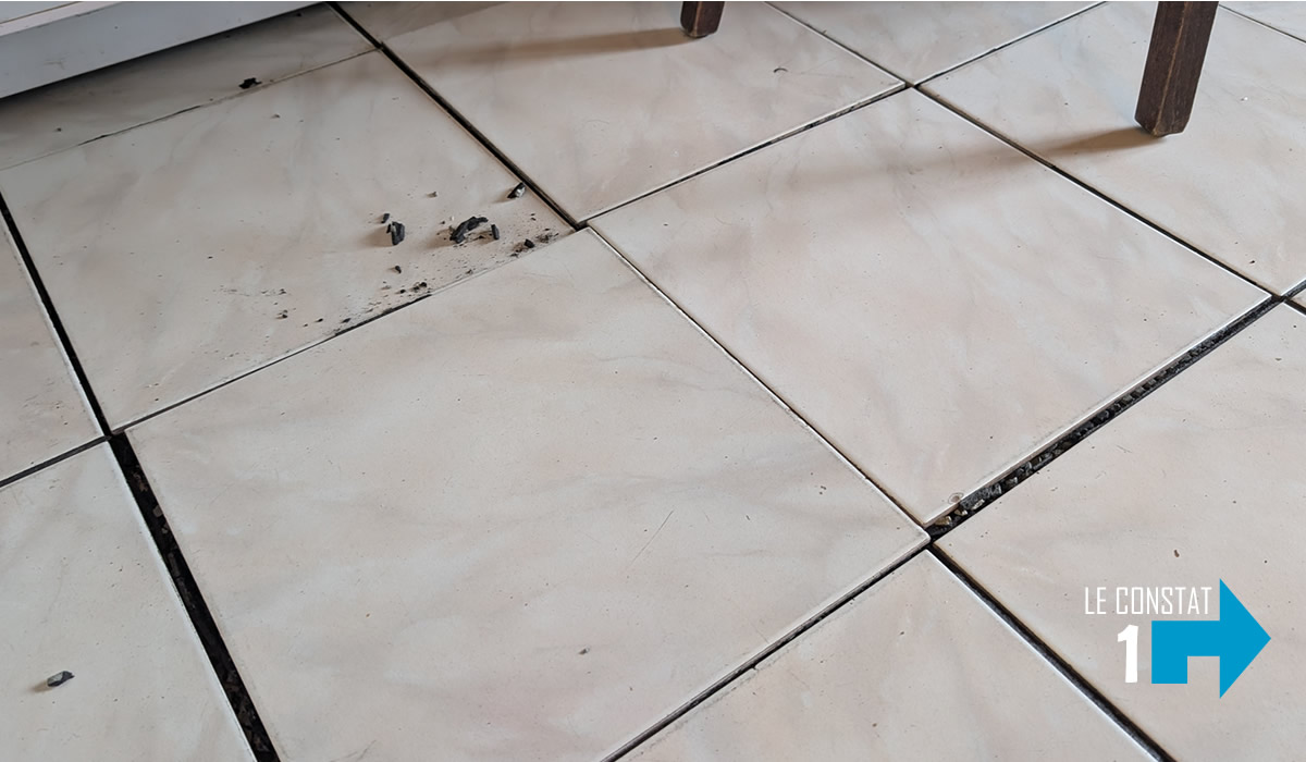 Expertise : Décollement de carrelage