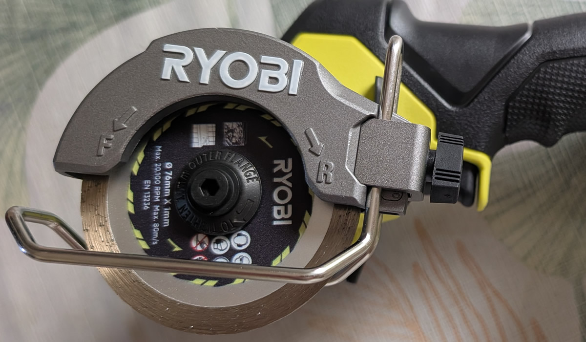 Meuleuse compacte Ryobi RCT18 C : Notre avis