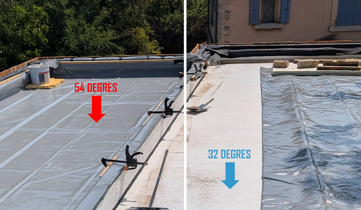 Notre test sur la peinture COOL ROOF