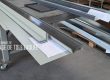 Pliage de tôle laquée en construction