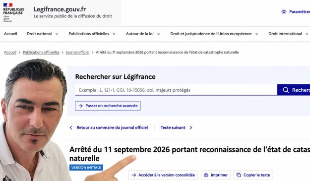 Arrêté CATNAT Septembre 2026 Arrêté CATNAT Septembre 2026