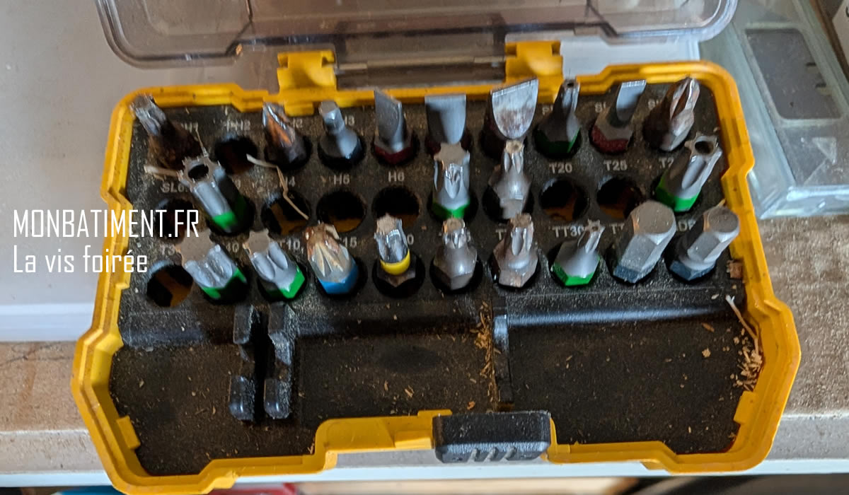 Boite d'embouts DEWALT