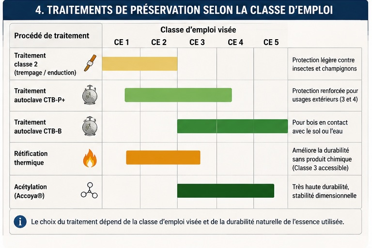 Traitement de préservation des bois